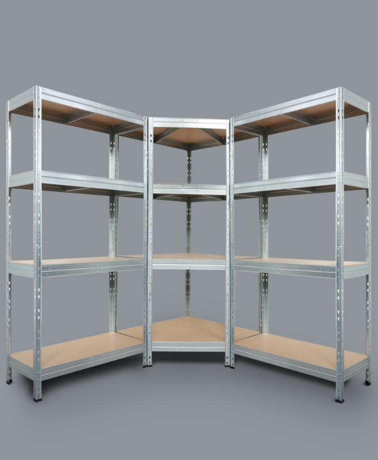 Estanteria metalica ar storage 180x90x40 cm 5 estantes 80 kg por estante  color blanco